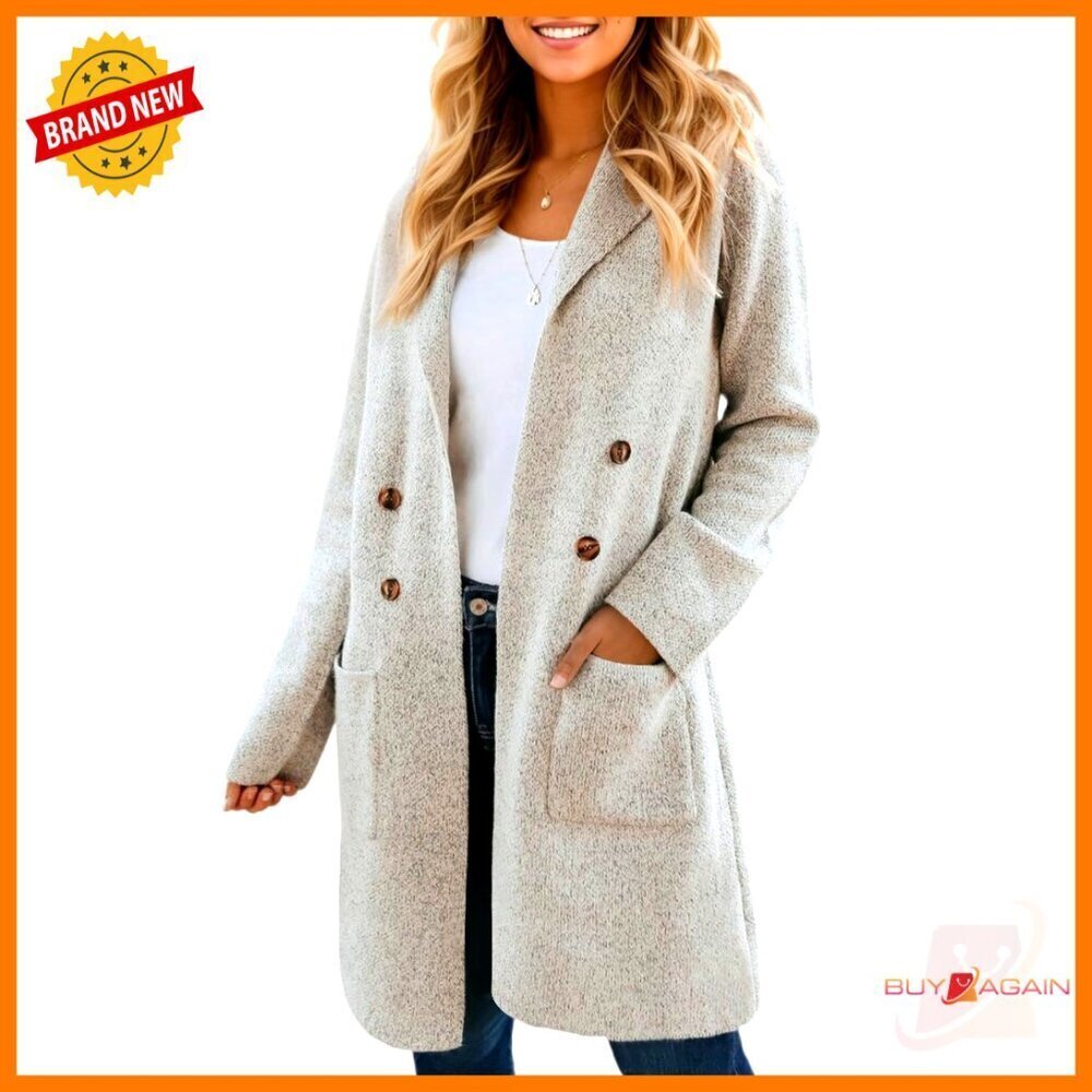 Long Cardigan Sweater Knit Jacket Dressy Blazer Coatigan Chic Oversized